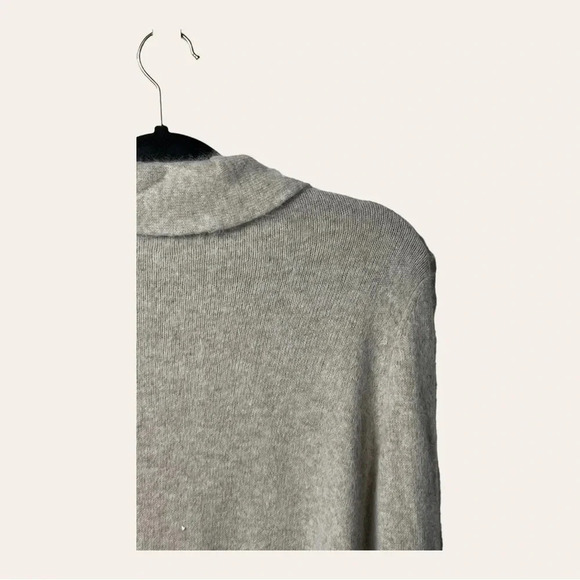 1133. MARINA LUNA OPEN FRONT CARDIGAN ANGORA RABBIT HAIR/LAMB’S WOOL‎ SIZE XL - Picture 7 of 9